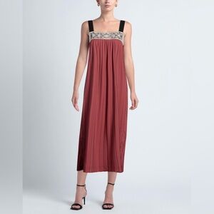 Tela satin pleated midi dress rachel comey XS Italy 38